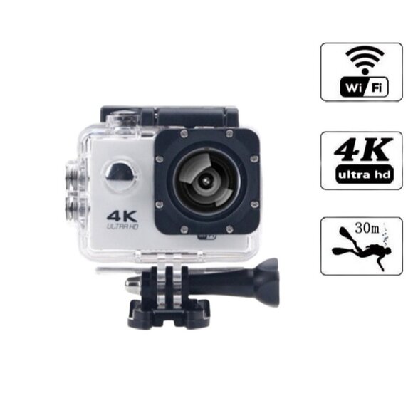 4K Action Camera HD WiFi Waterproof 30M Sports Camera - Picture 2 of 8